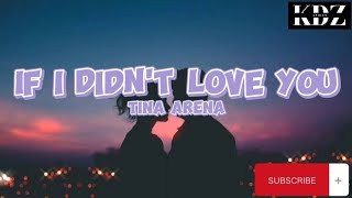 Tina Arena - If I Didn&#39;t Love You (Lyrics)