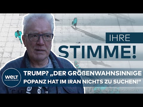 KRISENHERD NAHOST: Sollte US-Präsident Donald Trump sich im Iran militärisch einmischen?