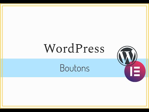 WordPress 09 Boutons