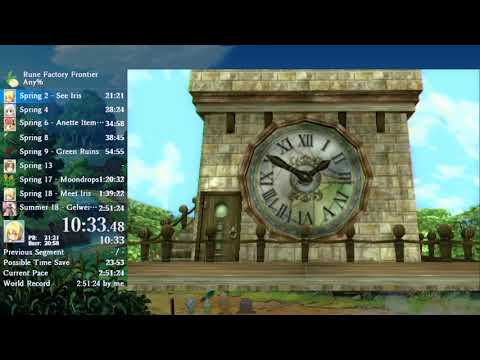 Rune Factory: Frontier | Any% Speedrun in 2:46:26