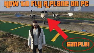 GTA Online | Simple How To Fly A Plane On PC