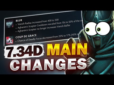 Dota 2 NEW 7.34d Patch - Main Changes!