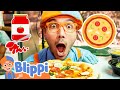 Blippi Makes A Yummy Pizza Educational Videos For Kids