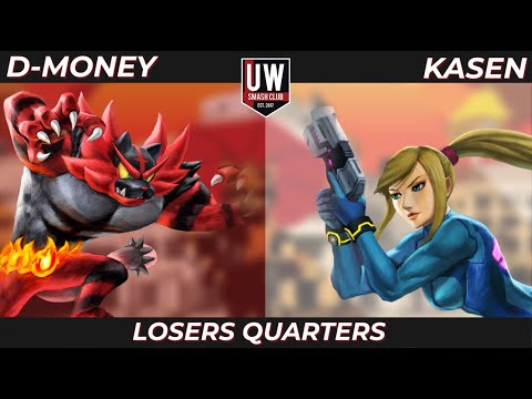 D-Money (Incineroar) vs Kasen (Zero Suit Samus) - Between 2 Lakes 43 Losers Quarters