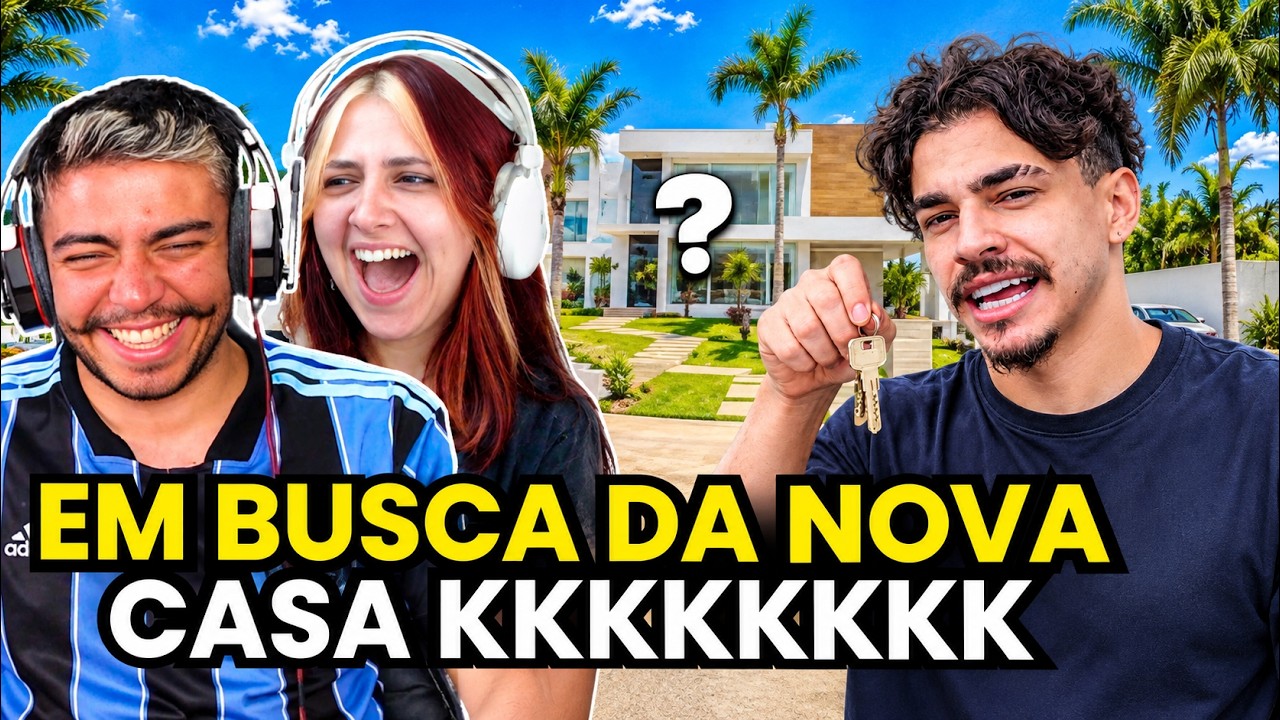 BISTECONE EM BUSCA DA SUA NOVA MANSÃO! (visitando Casa 01) | react