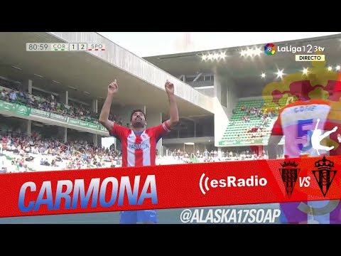 CARMONA [1-2] - Jª30 -  CÓRDOBA vs REAL SPORTING  (ESRADIO ASTURIAS)