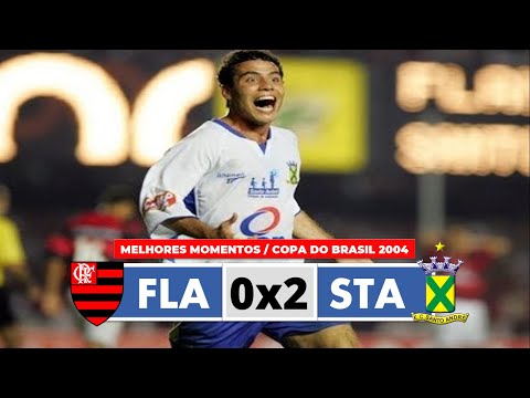 Flamengo 0x2 Santo André - Melhores Momentos - Final Copa do Brasil 2004