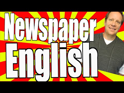 Learn Real English from a Newspaper