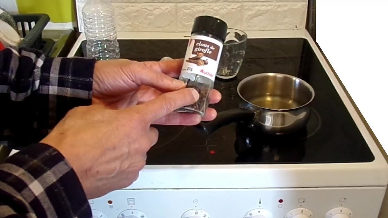 comment calmer un mal de dent avec la plante clou de girofle(très efficace)