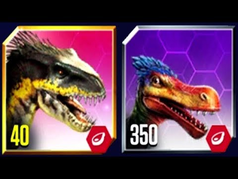 INDORAPTOR vs LEVEL 350 SPINORAPTOR (JURASSIC WORLD)