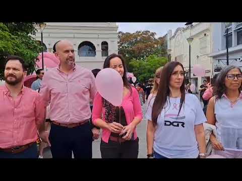 Rentas organizó una caminata y acto de cierre de las actividades por la prevención del cáncer de mama