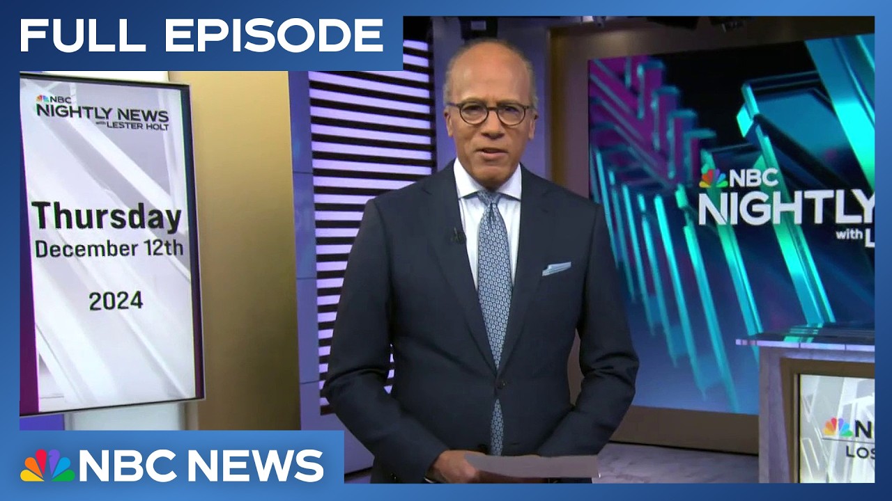 Nightly News Full Broadcast - Dec. 12