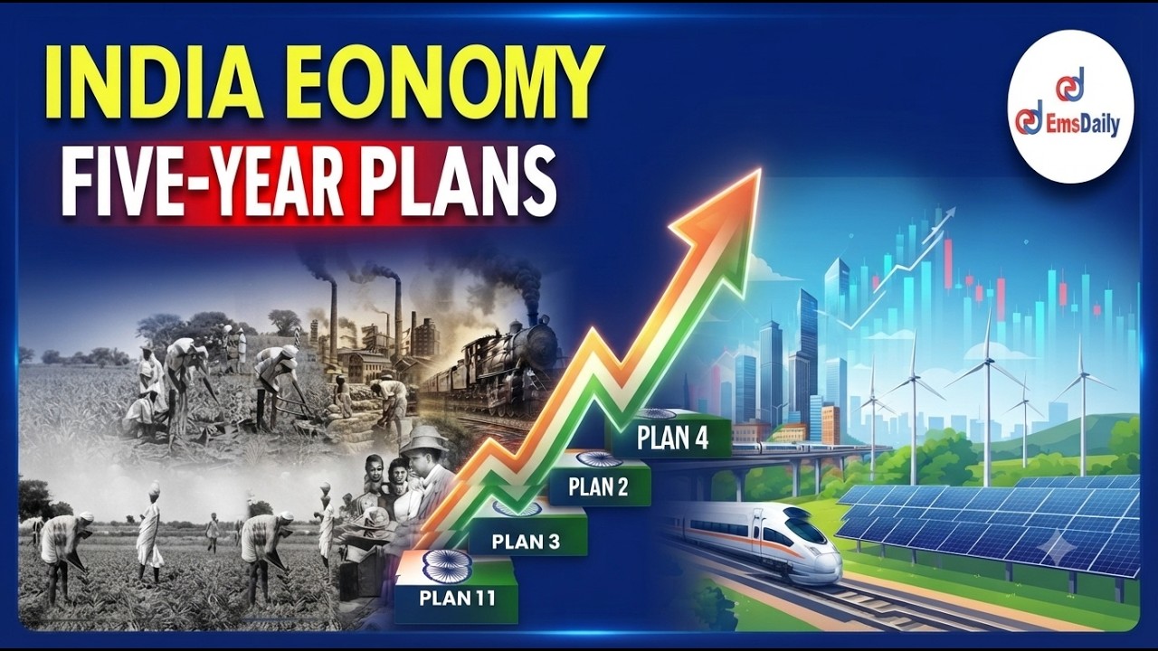 TNPSC 2026 Indian Economy - Five year plan