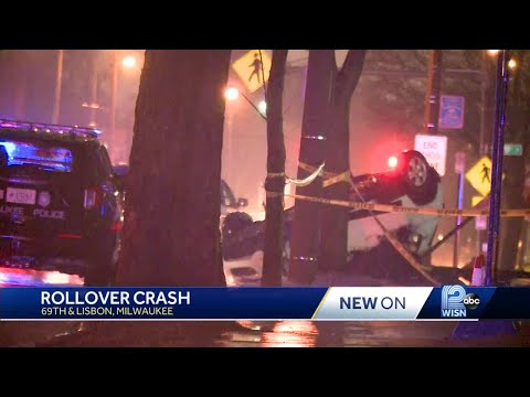 Car crashes into tree after driver shot