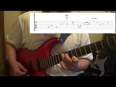 Blackberry Smoke - Pretty Little Lie - Guitar Lesson with Tabs and backingtrack