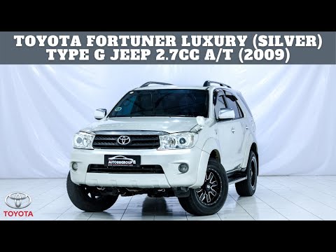 TOYOTA FORTUNER LUXURY (SILVER) TYPE G JEEP 2.7CC A/T (2009)