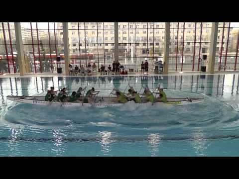 5. Hallescher Drachenboot Indoorcup - Rennen 53 - Chemie Express vs. WSC Friedersdorf