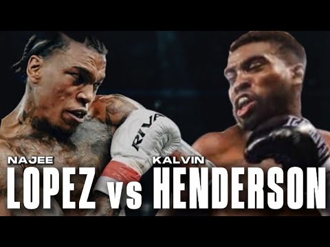 Najee Lopez vs Kalvin Henderson Fight / Highlights
