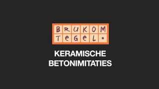 Keramische Betonimitatie tegels.