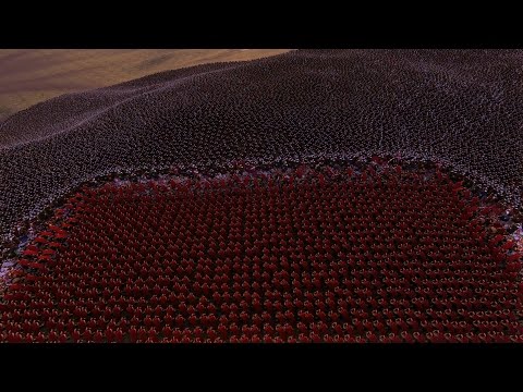 3000 SPARTANS vs 30000 ROMANS - Ultimate Epic Battle Simulator (4K Gameplay)