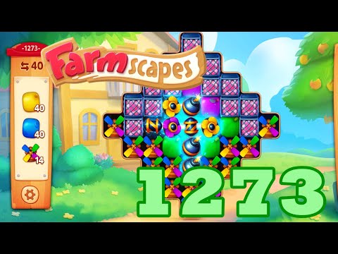 Farmscapes Level 1273 HD Gameplay Walkthrough | 3 - match game | android | ios | pc | GameGo Game