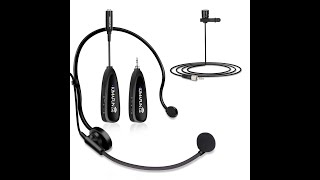 KIMAFUN 2.4G Wireless Microphone Set