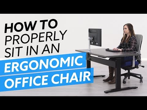 How-To Properly Sit In An Ergonomic Office Chair