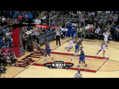 DeMar DeRozan dunk vs Minnesota Timberwolves (December 8, 2009)