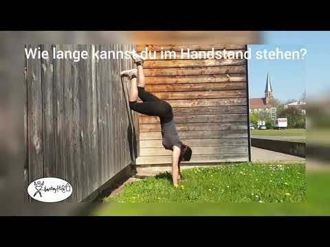 Handstand an der Wand