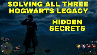 Hogwarts Legacy - Unlocking all three Hidden Secret Challenges - How to solve puzzles & see rewards