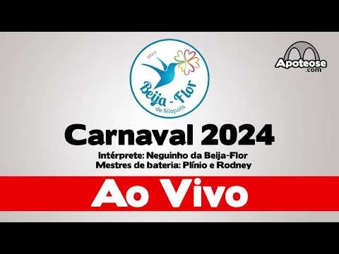 Beija-Flor 2024 | Bateria no desfile | Samba ao vivo - #Desfile24