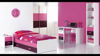 Pink kids girl bedroom decorating ideas