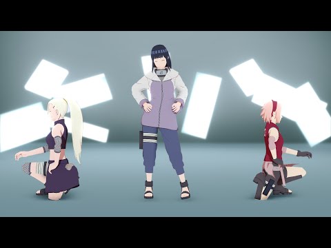【Naruto MMD/60FPS】Rihanna - Disturbia - Ino*Sakura*Hinata