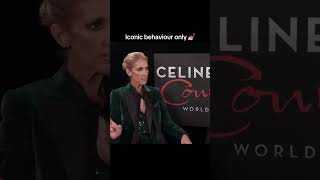 Celine Dion on her Iconic Agent Provocateur morning look.