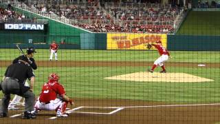 preview picture of video 'HD: Stephen Strasburg strikes out Giancarlo Stanton on 99MPH Heater! 9-17-2011 Washington Nats'