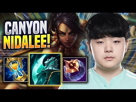 CANYON IS SO CLEAN WITH NIDALEE! - DK Canyon Plays Nidalee JUNGLE vs Kayn! | Preseason 2023
