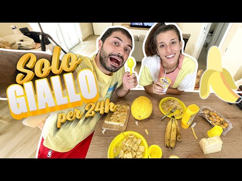 MANGIAMO SOLO CIBO GIALLO Per 24h 🍌