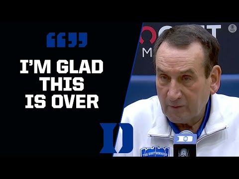Coach K EMOTIONAL After Coaching Final Home Game With Duke I CBS Sports HQ