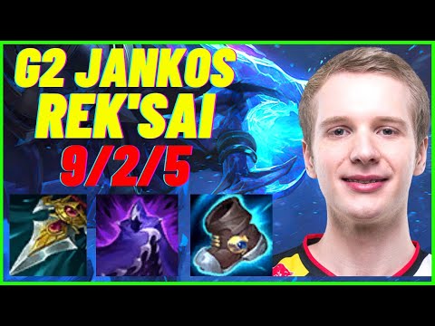 G2 JANKOS PLAYS REK'SAI VS GRAVES JUNGLE |EUW CHALLENGER PATCH 11.2| [League of Legends]FullGameplay