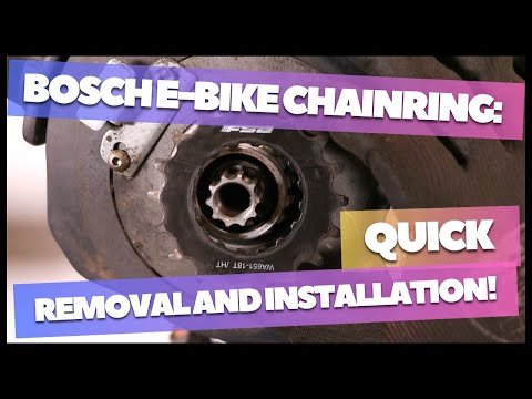 Bosch chainring removal and installation - Quick and easy guide!