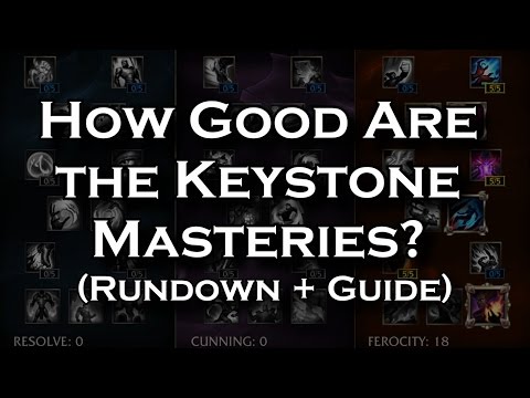 How Good are The Keystone Masteries? Season 6 Masteries Guide + Rundown