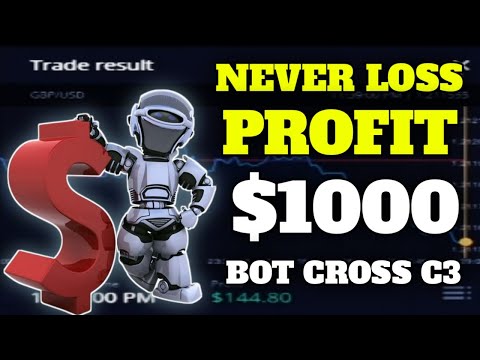 Never Loss Profit $1000 - Trading Bot Cross Signal c3 in Expert Option || 100% Win
