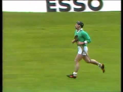 Bernie Hartigan scores a delightful point for Limerick during the 1973 All Ireland hurling final