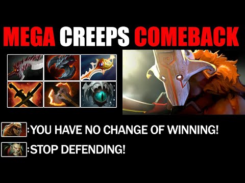 From Bad Start to Godlike Juggernaut Defend Mega Creeps - Impossible Comeback Immortal Rank Dota 2