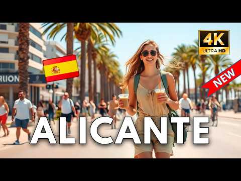 Alicante ☀️Why does everyone want to visit Alicante? ❤️ Watch This Tour in 4K