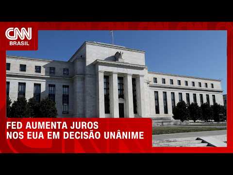 Fed sobe juros nos EUA pela 1ª vez em 3 anos em meio à pressão da guerra | CNN Mercado