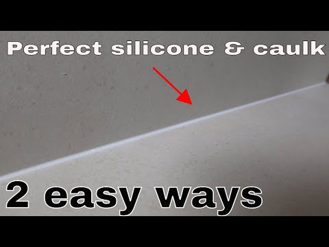 How to use silicone and caulk - 2 easy ways for perfect results