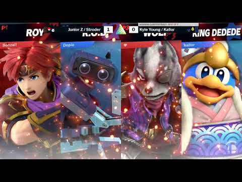 Ascension III Doubles Winners Quarter Finals - Stroder/Junior Z (Red) vs Kallor/Kyle Young (Blue)