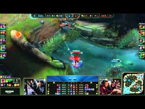 Xmithie and Darshan First Blood - UOL vs CLG - IEM San Jose 2015 - League of Legends