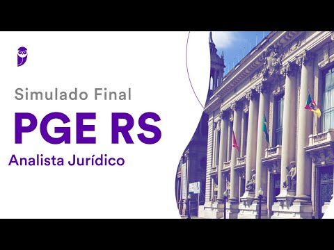 Simulado Final PGE RS - Analista Jurídico - Correção